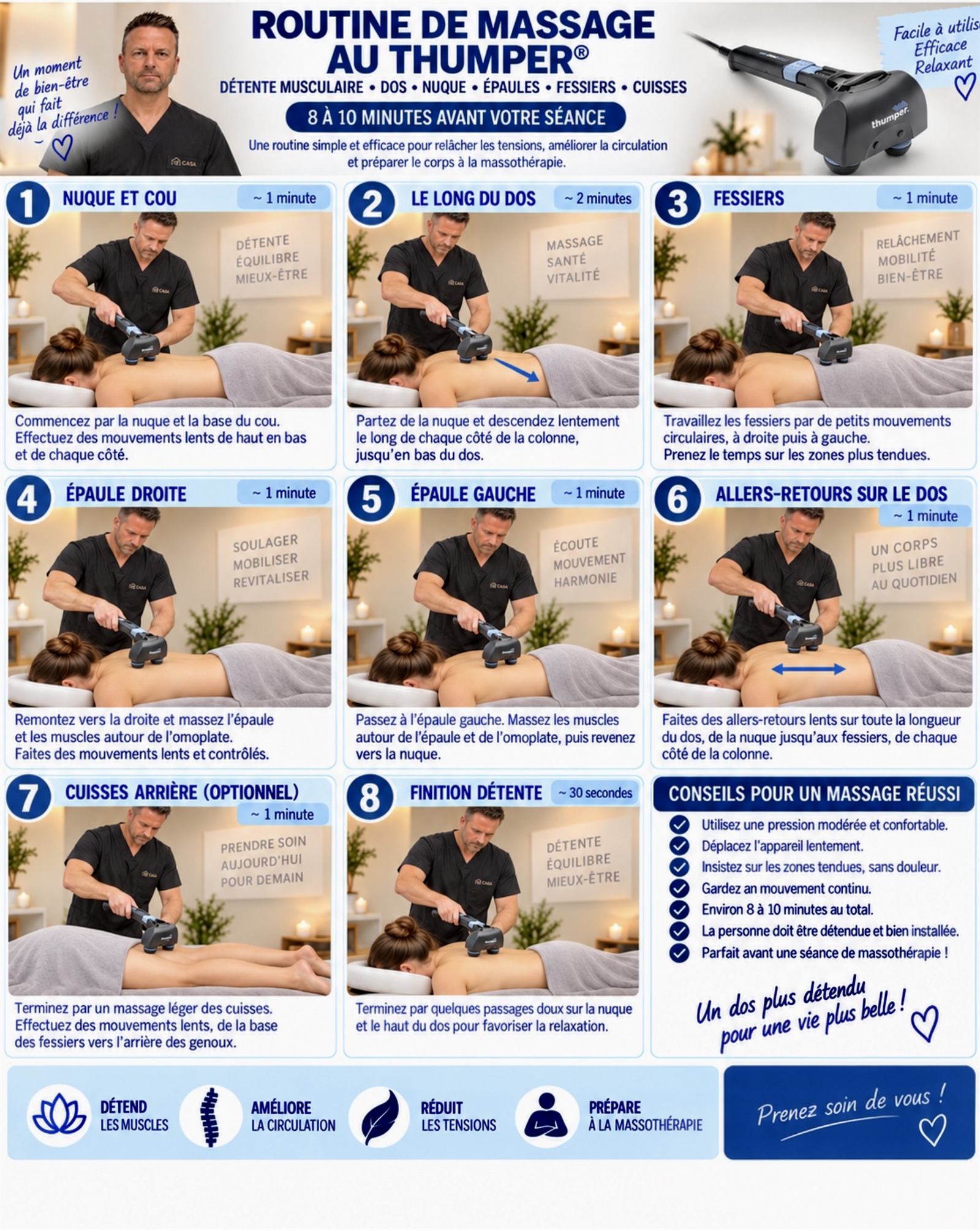 Planche de bienfaits, exemple de ton